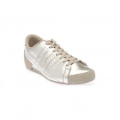 Le Coq Sportif Escrime Metallic Argent - Chaussures Baskets Basses Femme Achat à Prix Bas